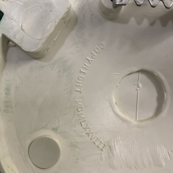 Vintage Homco Painted Green Rattan Look
Plastic Towel Rack Holder 3314 - Picture 12 of 17